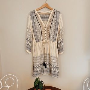 Anthropologie Boho Black & White